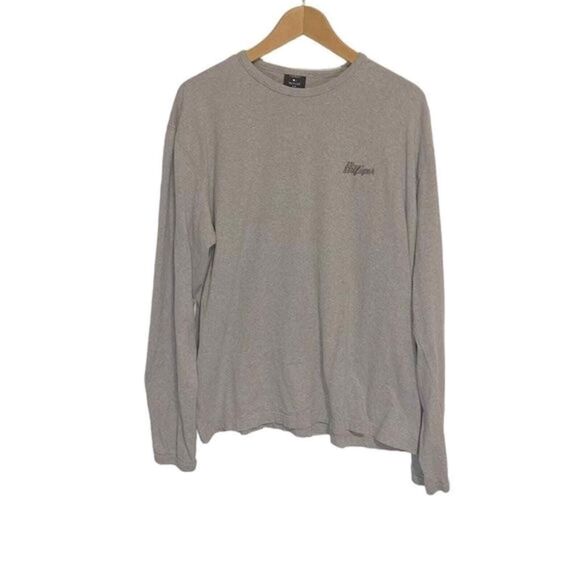 Tommy Hilfiger Men's Gray Crew Neck Logo Pullover Shirt Size‎ L - Picture 1 of 5